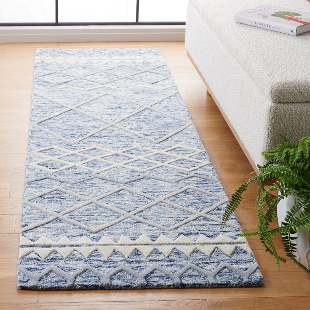 Tapis Safavieh GLM634 Bleu/Ivoire 3