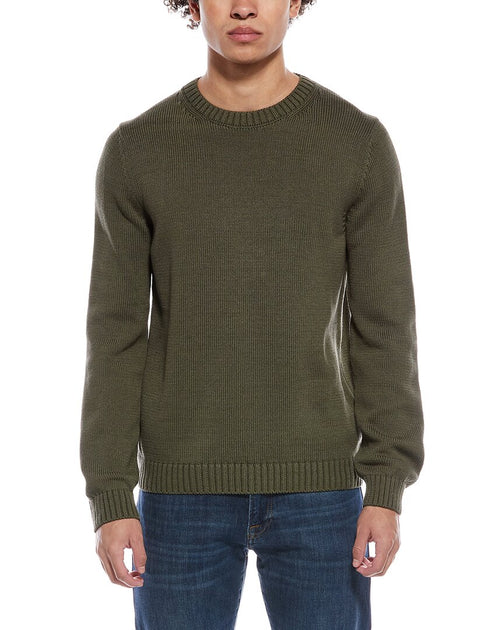 Zanone Crewneck Sweater Green US 48 2