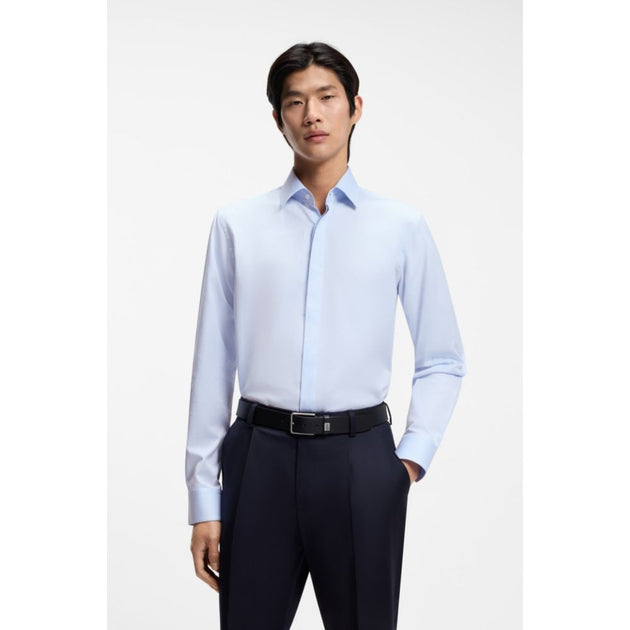 Chemise Regular-fit Bleu Boss US 16.5 4