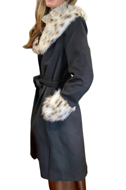 Manteau Flora Bea Rochella Gris Large 2