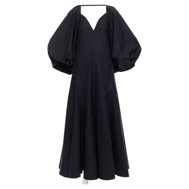 Khaite Joanne Midi Dress Black US 0 2