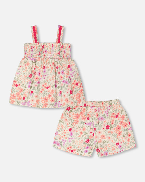 Deux par Deux Tank Top and Shorts Set Multi US 8 4