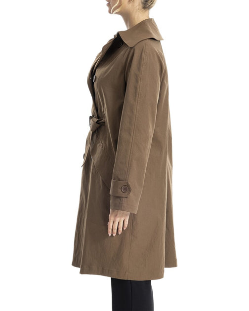 Max Studio Sueded Twill Coat Green Small 4