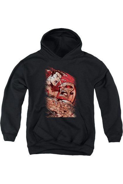 Gildan Superman Supes Vs Darkseid Hoodie Black Medium 2