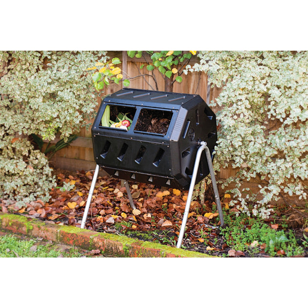 Yimby Tumbling Compost Bin Black 4