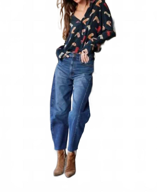 Catherine Gee Daria Silk Blouse Blue Large 3