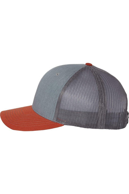  Richardson Adjustable Snapback Trucker Cap Grey 4