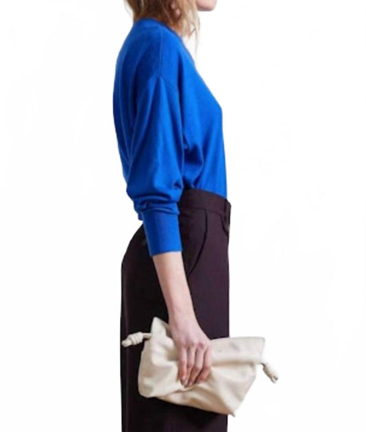 APIECE APART Merino Wool Sweater Blue XS 4