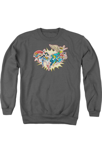 Gildan DC Comics Crewneck Sweatshirt Pink XL 2