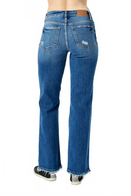 Judy Blue Destroyed Dad Jeans Blue US 14W 3