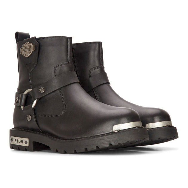 Infinity Men's Leather Military Boots Black EU 41 3