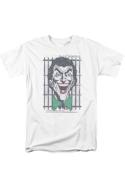 Gildan DC Comics Criminal T-Shirt White Medium 2