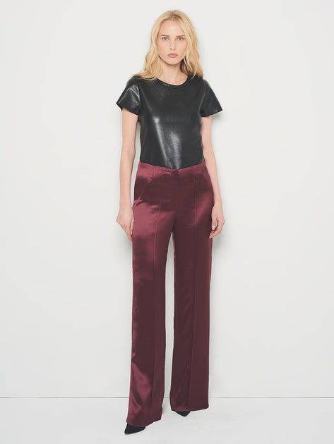 AS by DF Collins Satin Trousers Brown US 2 Regular 2