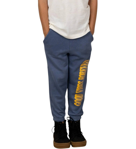 Tiny Whales Good Vibes Forever Sweatpants Blue 12-18 Months 3