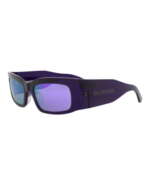 Balenciaga Square-Frame Recycled Acetate Sunglasses Black Unisex-Adult Balenciaga BB0272SA Black/Grey 54/19/145 unisex adults  main image 4