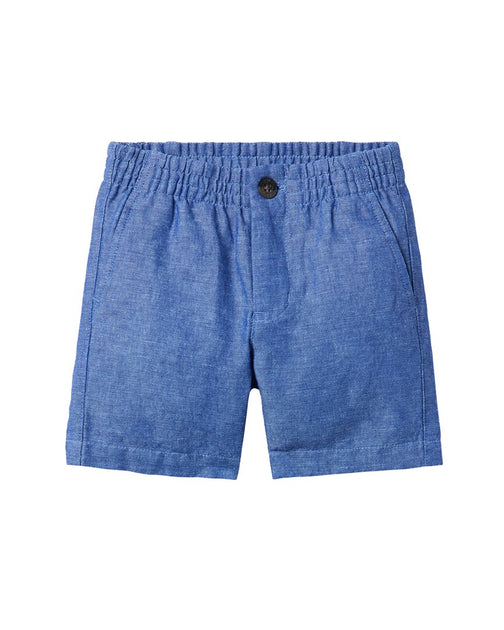 Janie and Jack Linen-Blend Pull-On Short Multi US 7 2