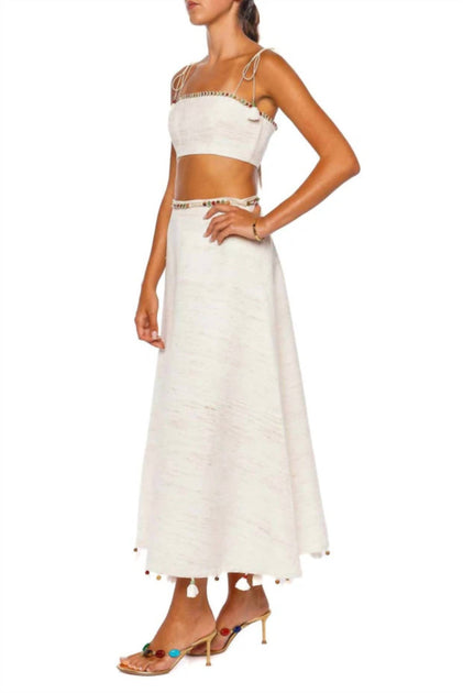 Zimmermann Rhiannon Bodice Top Beige US 6 4