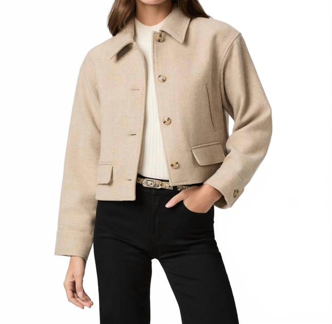Paige Alfie Jacket Beige Large 2