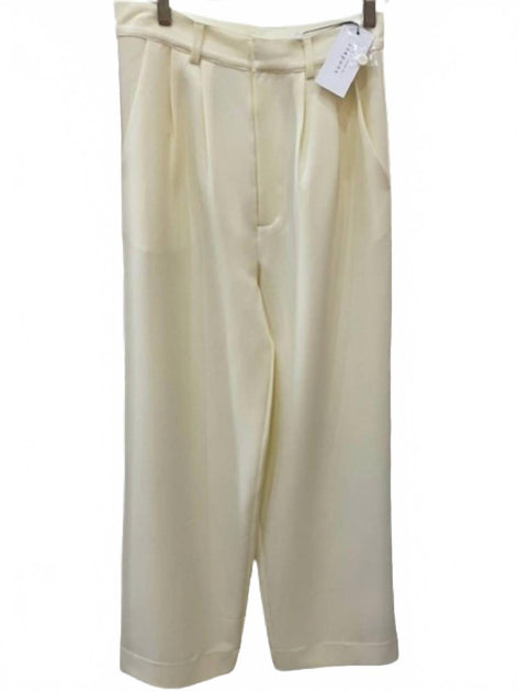sundays Pleated Pants Beige Small 2