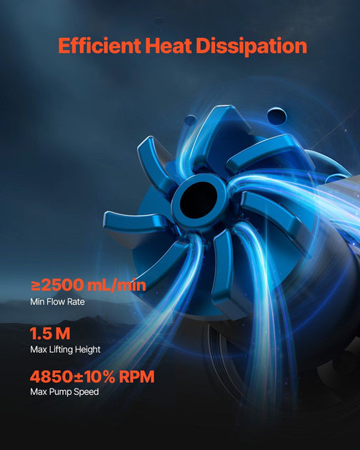 VEVOR CPU Liquid Cooler Black 4