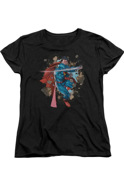 Gildan Superman Rock Breaker T-Shirt Black Medium 2