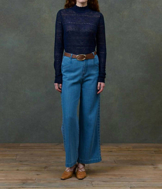 Louise Misha Karesta Pullover Blau Medium 3