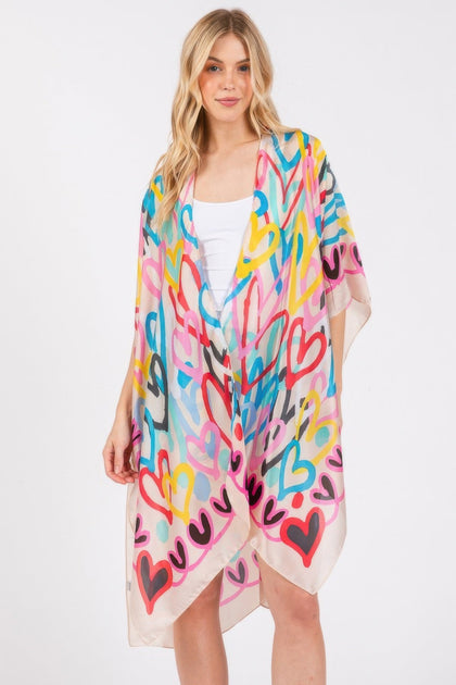TRUEDAMES Kimono Beige One Size 2