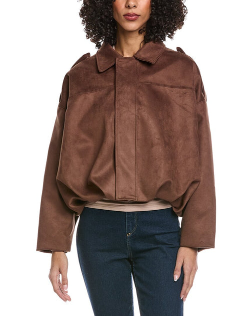 Madison Miles Casual Jacket Brown Large 2