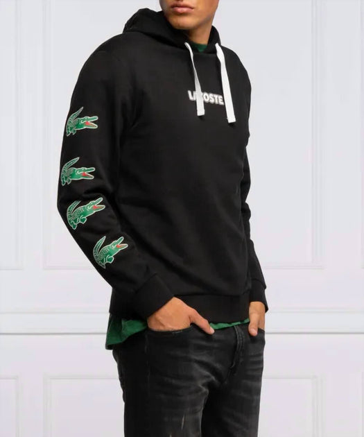 Lacoste Sport Crocodile Hoodie Black 3XL 2