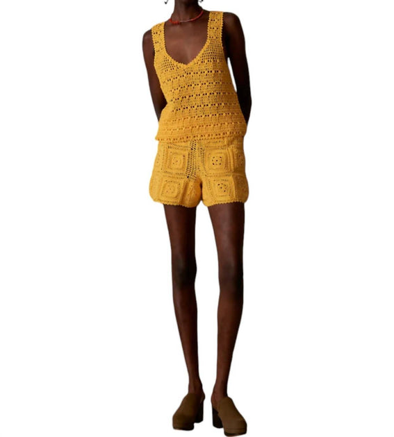 All That Remains Auri Shorts Yellow US 8 2