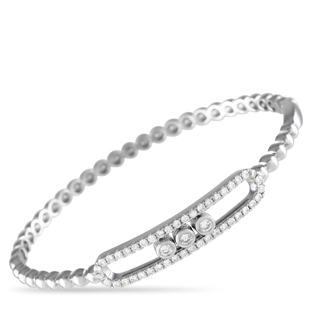 LB Exclusive ALB-15412 Diamond Bracelet White Gold Silver 2