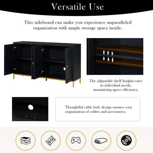 Streamdale Sideboard Black 4