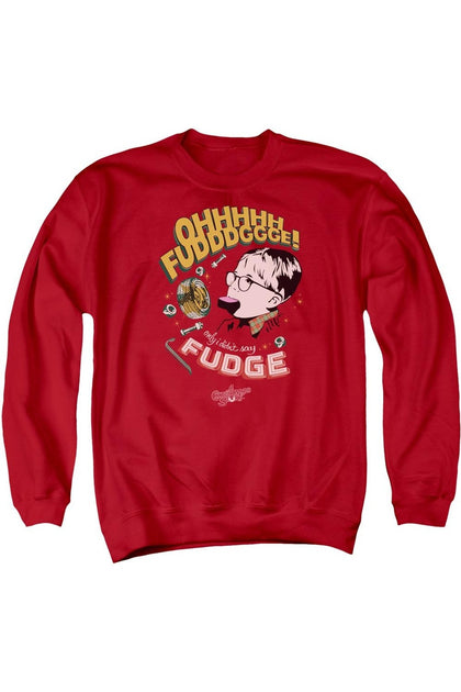 Gildan A Christmas Story Fudge Crewneck Sweatshirt Red Small 2
