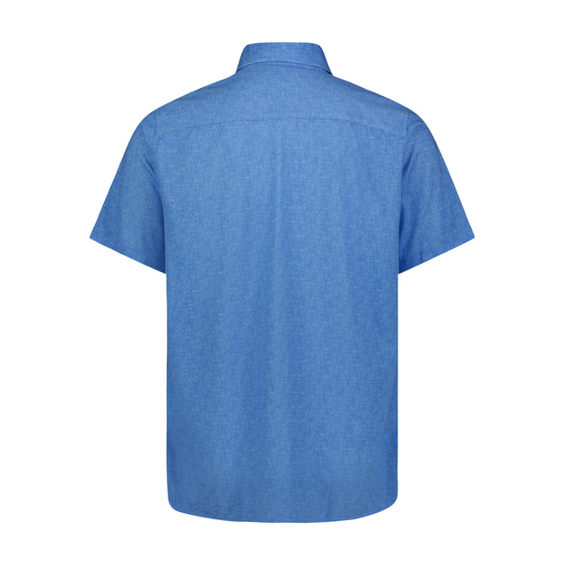 American Heritage Stretch Short Sleeve Shirt Blue Medium 3