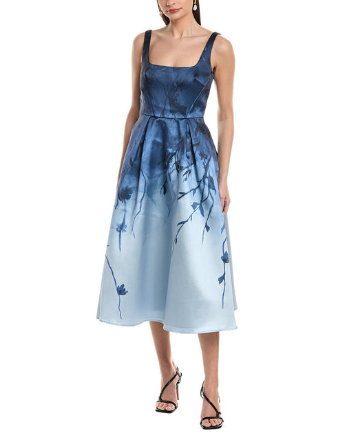 Marchesa Notte Cocktail Dress Blue US 16 2
