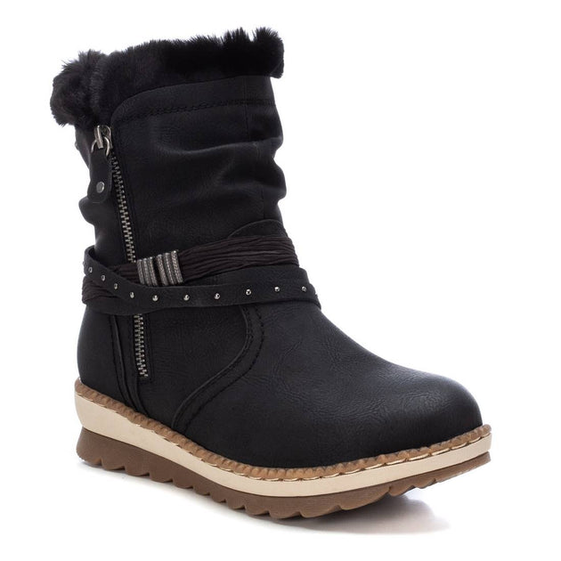XTI 44641 Women's Winter Booties Beige US 5.5 2