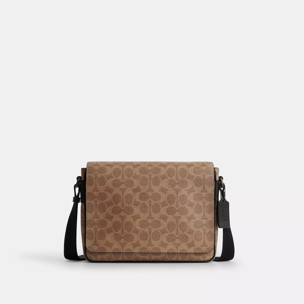 Coach Outlet Jack Messenger Bag In Signature Canvas | ShopSimon