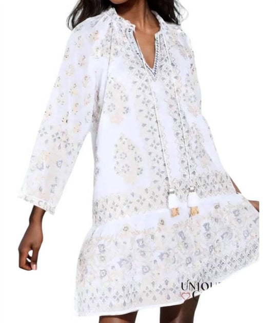 Bella Tu Ivanna Tunic Dress White Small 4
