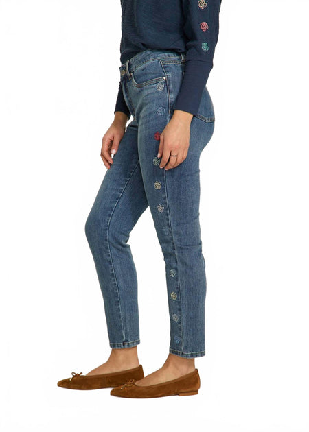 FDJ Olivia Pencil Ankle Jean Blue US 12 4