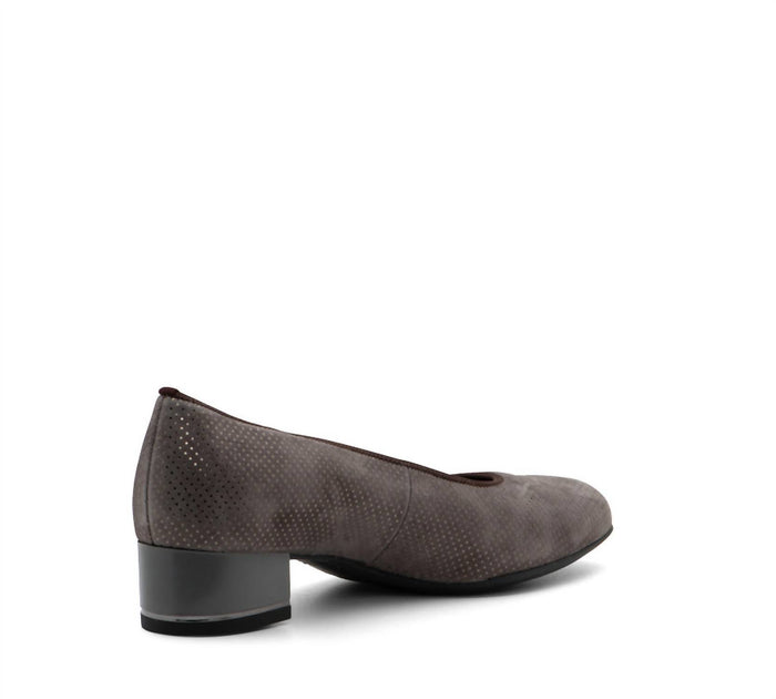 Ara Gabrielle Block Heel Pump Grey US 6 4