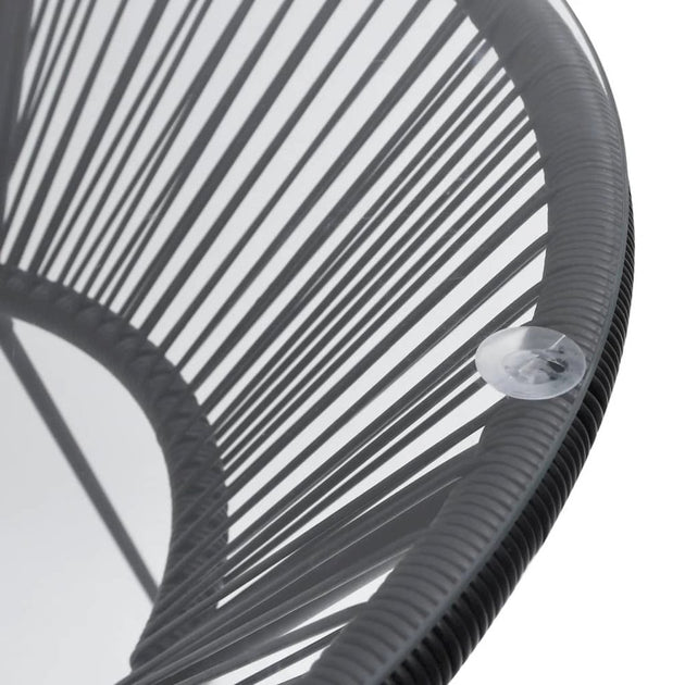 VidaXL Patio Dining Table Black 4