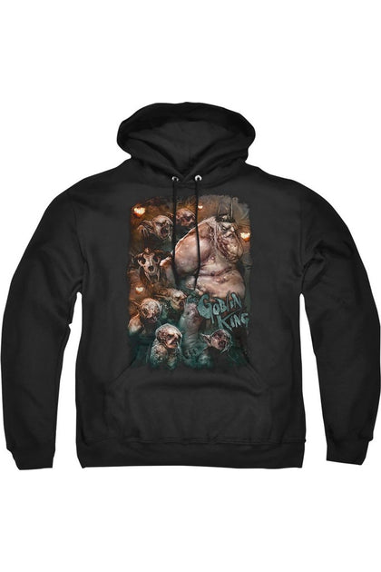 Gildan The Hobbit Goblin King Hoodie Black Large 2