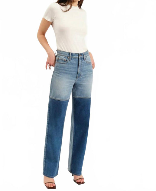 DAZE City Straight High Rise Straight Leg Jeans Multi 26 3