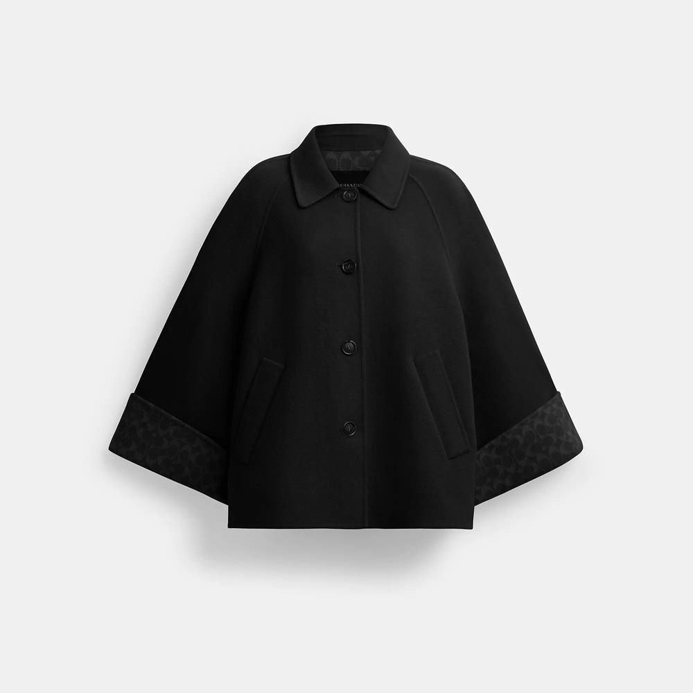Coach Outlet Wool Swing Coat | ShopSimon