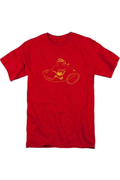Gildan DC Comics Wonder Woman Short Sleeve T-Shirt Red 4XLarge 2