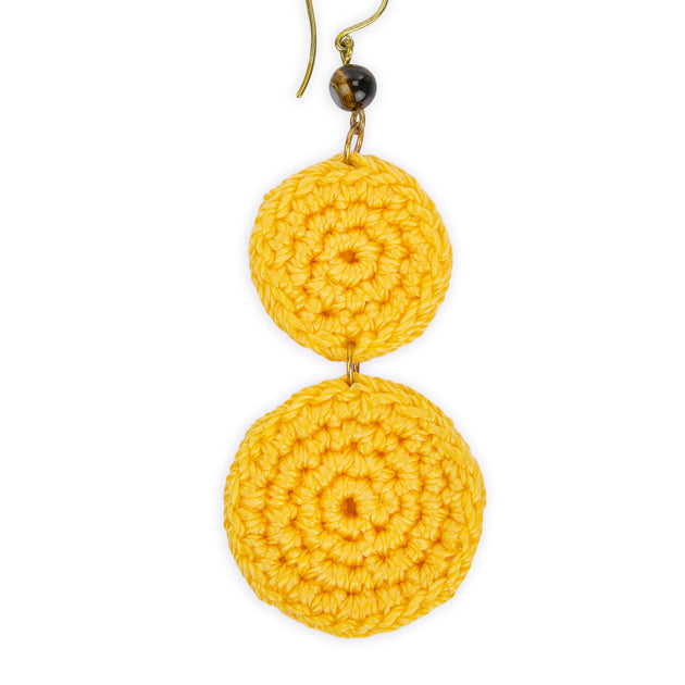 The Sak Jasper Double Disc Earrings Multi 7