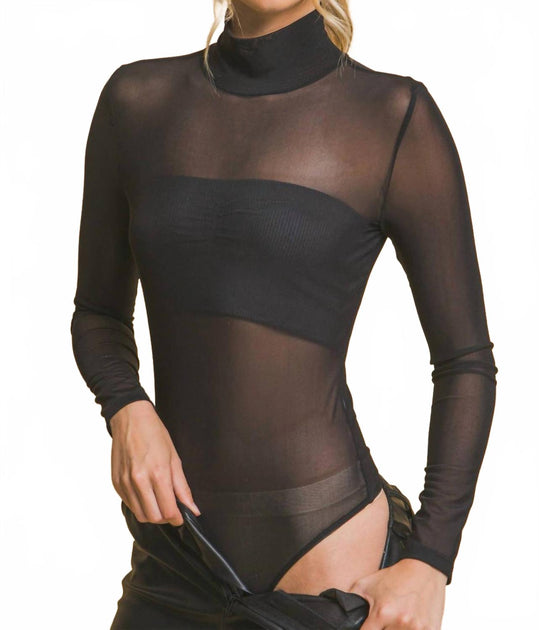 LOVE TREE Hannah Bodysuit Black Small 2