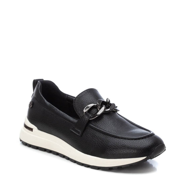 XTI Women's Moccasins Black US 6 4
