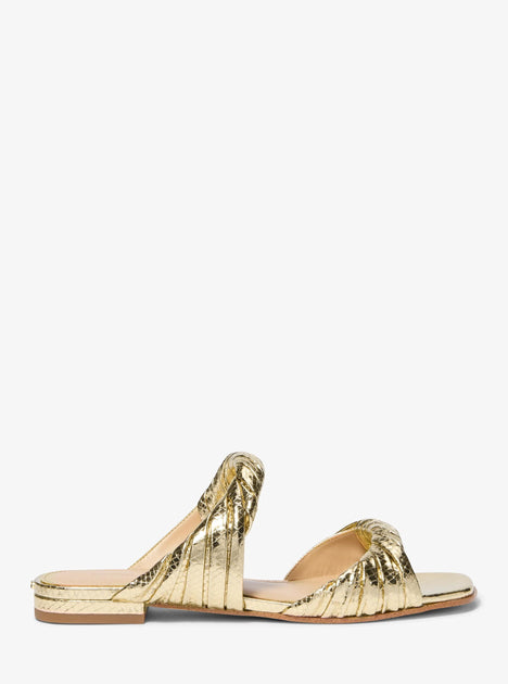 Michael Kors Kiana Sandal Gold US 6 3