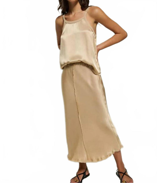 Nation LTD Lola Skirt Beige Medium 4